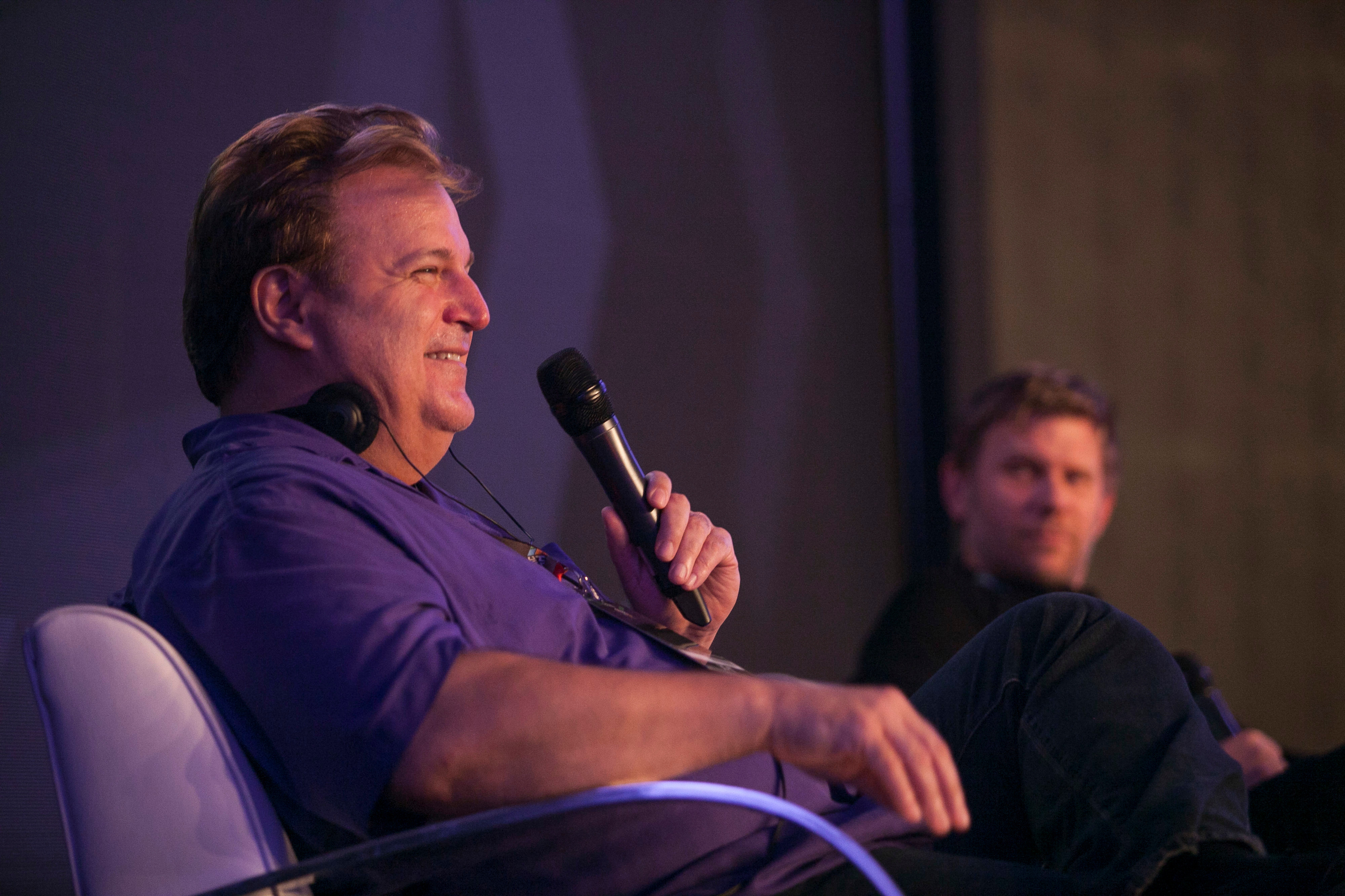 São Paulo, 03 de dezembro de 2016. Cobertura do evento CCXP 2016 no São Paulo EXPO. Os Bastidores de Supernatural: Com Mark Pellegrino e o produtor Jim Michaels. Auditório Ultra. FOTOS: Andre Conti